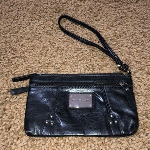 Franco Sarto Black Wristlet Purse
